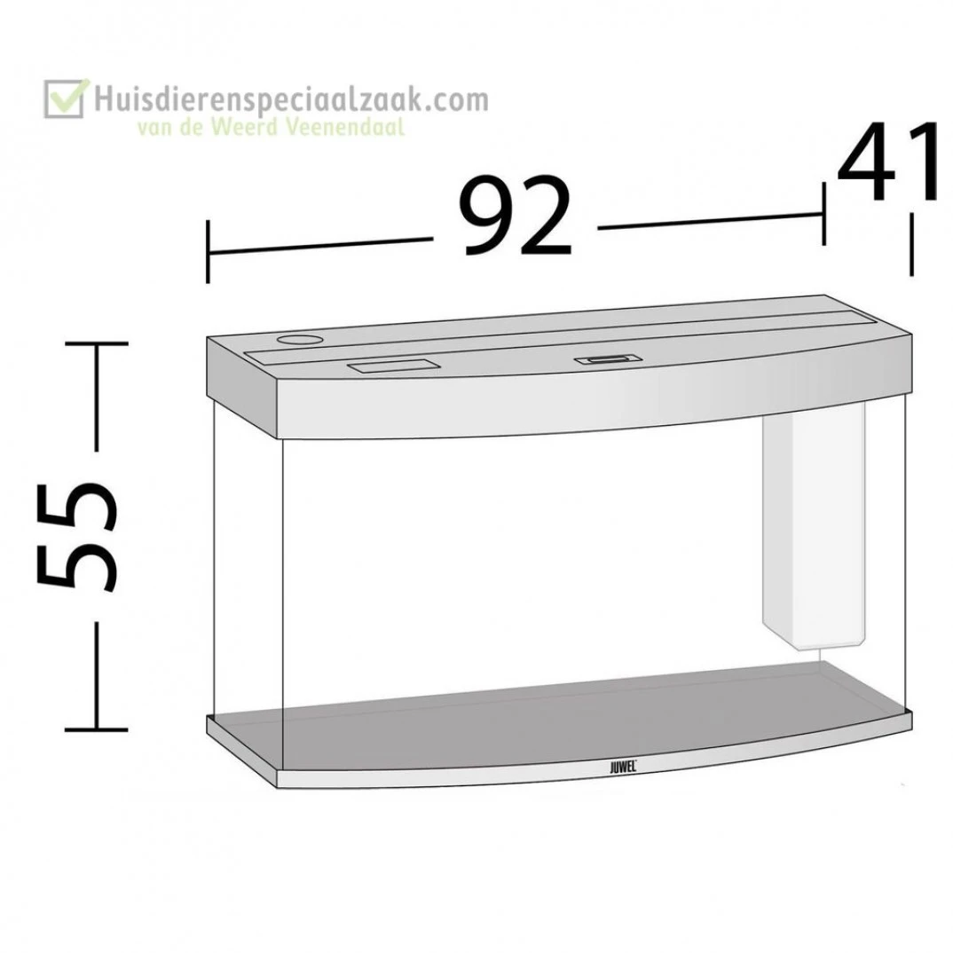 Juwel Vision 180 LED Zwart Set - Afbeelding 3