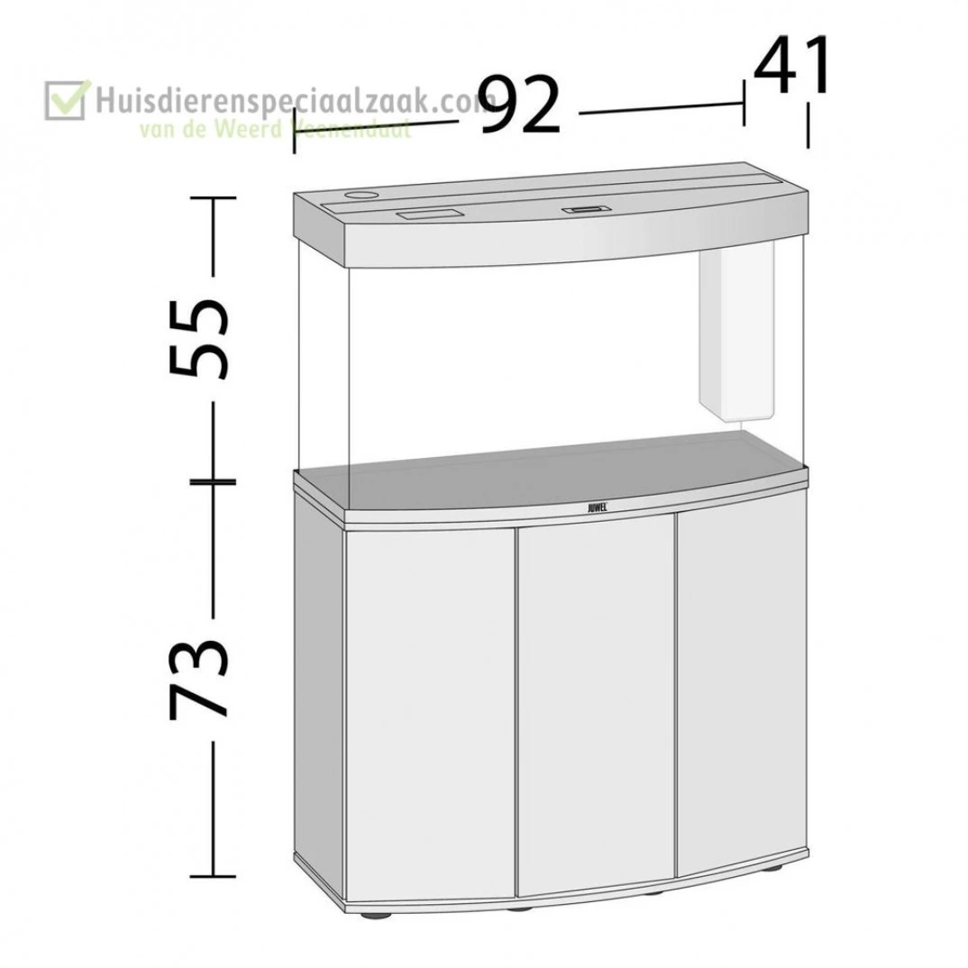 Juwel Vision 180 LED Zwart Set - Afbeelding 4