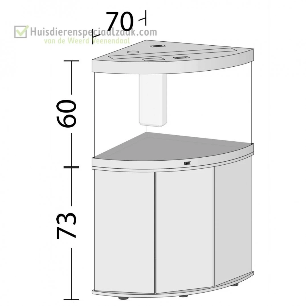 Juwel Trigon 190 Zwart - Afbeelding 3