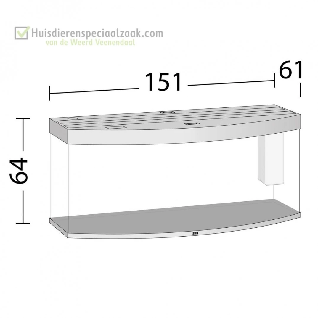 Juwel Vision 450 LED Wit Set - Afbeelding 3