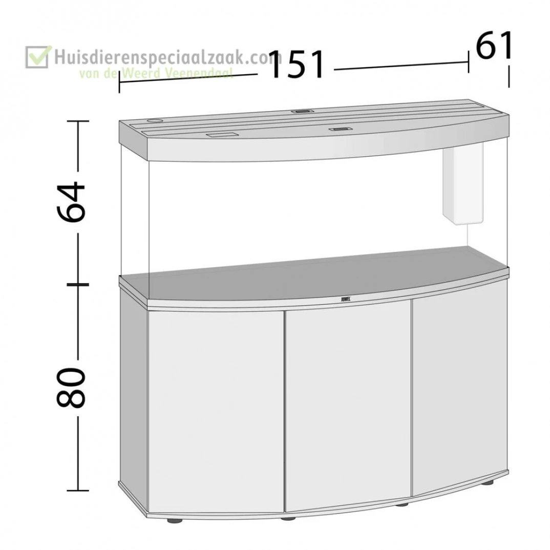 Juwel Vision 450 LED Wit Set - Afbeelding 4